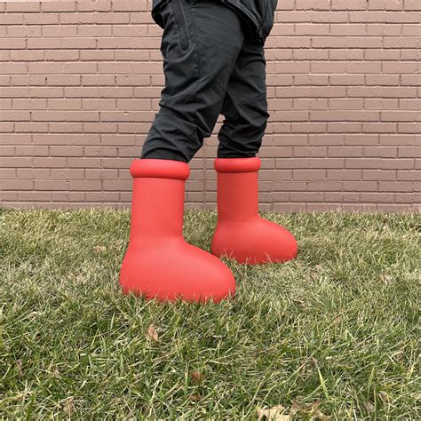 big red boots replicas with box|big red mschf shoes.